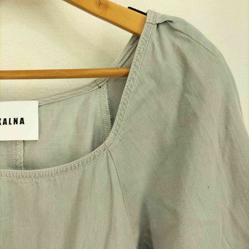 KALNA コットン デコルテ ブラウス レディース 0