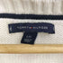 トミーヒルフィガー TOMMY HILFIGER コットン ロゴ刺繍 クルーネックニット メンズ import:L