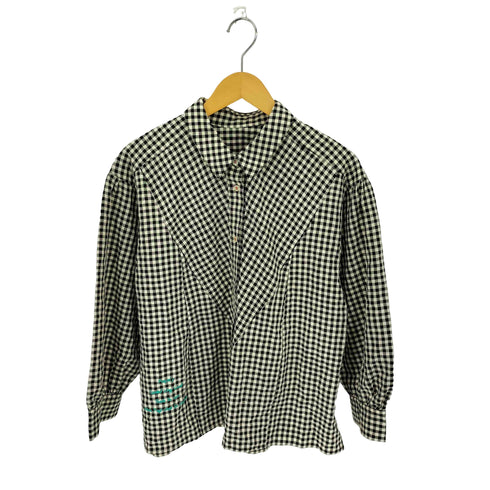 PERSON'S NOBUO IKEDA レーヨンコットン ギンガムチェックシャツ casual レディース M