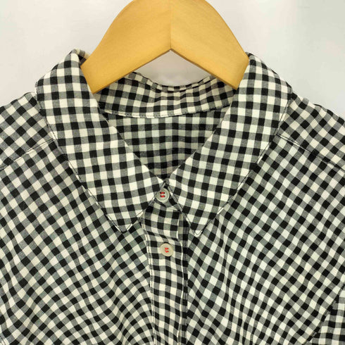 PERSON'S NOBUO IKEDA レーヨンコットン ギンガムチェックシャツ casual レディース M