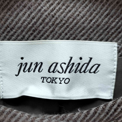ジュンアシダ jun ashida ウール ノーカラーコート レディース JPN:7号