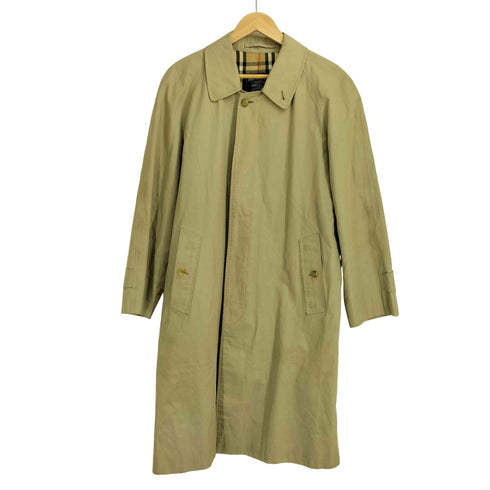 バーバリーズ BURBERRYS 裏地ノヴァチェック 比翼ステンカラーコート メンズ