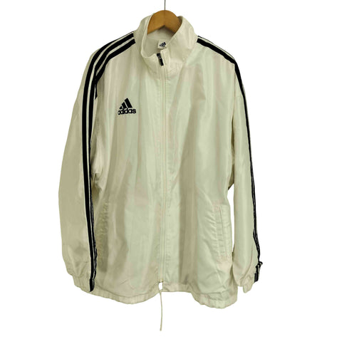 アディダス adidas 90-00S デサント製 フロントロゴ刺繍 トラックジャケット メンズ import:L