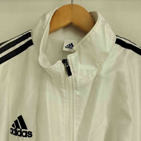 アディダス adidas 90-00S デサント製 フロントロゴ刺繍 トラックジャケット メンズ import:L