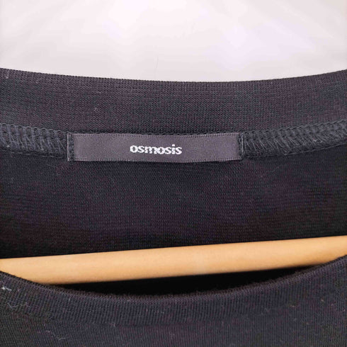 オズモーシス OSMOSIS サイドドレープ切替ワンピース レディース ONE SIZE