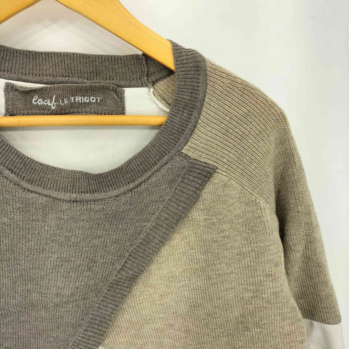 オズモーシス OSMOSIS 切替レイヤードニットプルオーバー レディース ONE SIZE