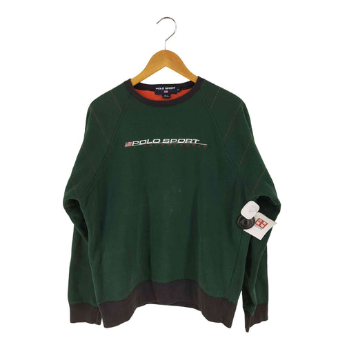 ポロスポーツラルフローレン POLO SPORT RALPH LAUREN 90S ロゴ刺繍 ラグラン スウェット メンズ import:M