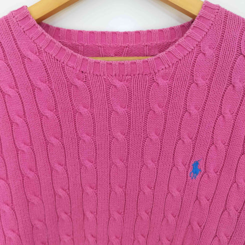 ポロバイラルフローレン Polo by RALPH LAUREN ポニー刺繍 コットンニット レディース 推定S~M