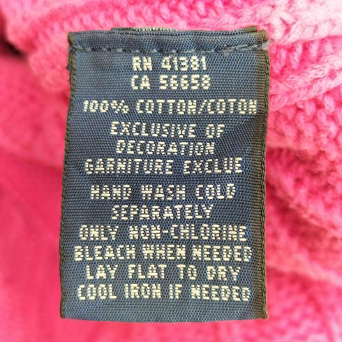 ポロバイラルフローレン Polo by RALPH LAUREN ポニー刺繍 コットンニット レディース 推定S~M