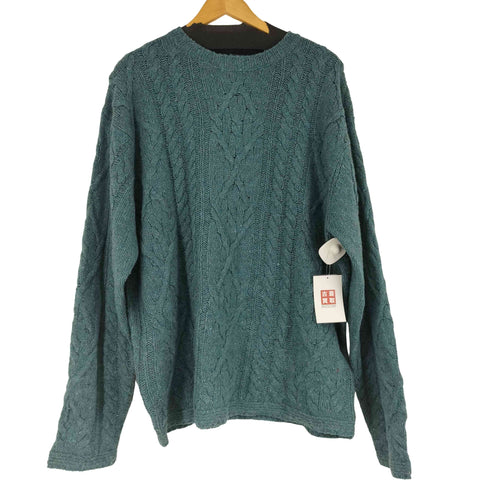 ジェイクルー J.CREW 00S ウール混ケーブルニット メンズ import:L