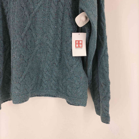ジェイクルー J.CREW 00S ウール混ケーブルニット メンズ import:L