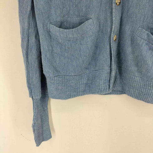 アロー ARROW 80-90S 胸元刺繍アクリルニットカーディガン メンズ import:M