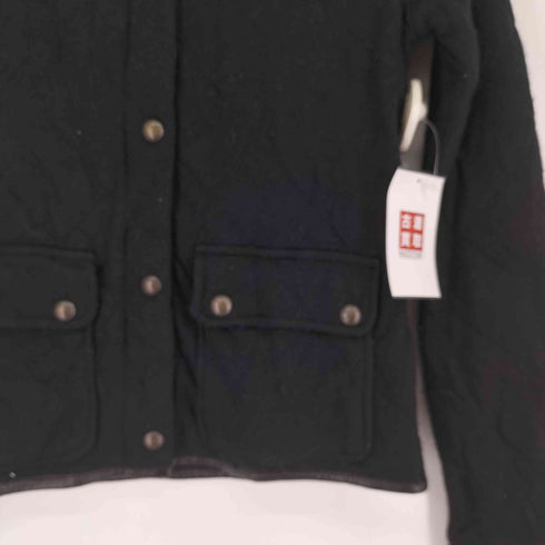 ラルフローレン RALPH LAUREN レザーパッチ カシミア混 ニットジャケット レディース import:S