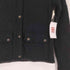 ラルフローレン RALPH LAUREN レザーパッチ カシミア混 ニットジャケット レディース import:S