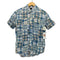 ウエアハウス WAREHOUSE DUBBLEWORKS パッチワーク S/S ボタンダウン シャツ メンズ JPN:S