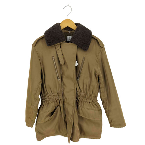 ロクビューティーアンドユースユナイテッドアローズ 6 BEAUTY & YOUTH UNITED ARROWS BOA COLLAR ZIP COAT レディース JPN:36