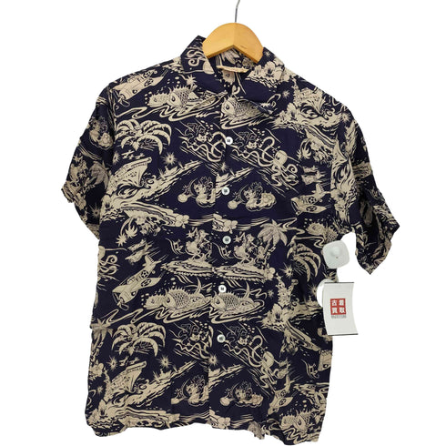 リアルマッコイズ THE REAL McCOY 00S キャラクター 総柄 S/S アロハ シャツ メンズ JPN:S