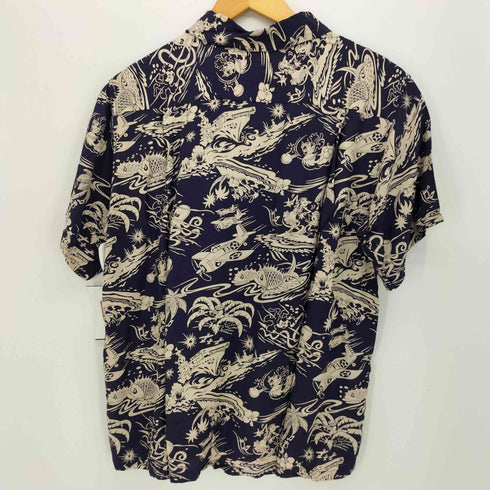 リアルマッコイズ THE REAL McCOY 00S キャラクター 総柄 S/S アロハ シャツ メンズ JPN:S