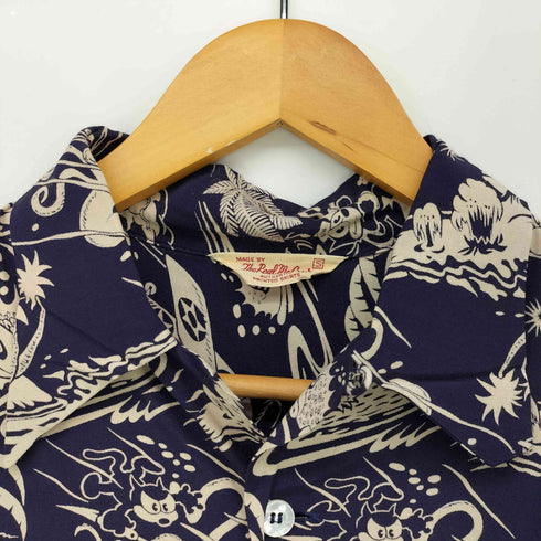リアルマッコイズ THE REAL McCOY 00S キャラクター 総柄 S/S アロハ シャツ メンズ JPN:S