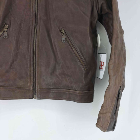 CHYSTON ジップアップレザージャケット メンズ XL