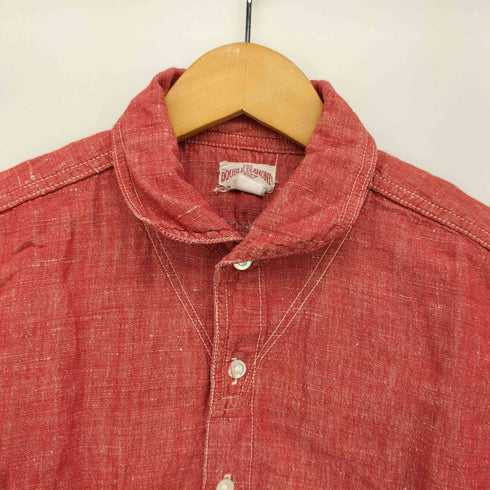 THE DOUBLE DIAMOND LOT 420 マチ付き シャンブレー S/S ワーク シャツ メンズ 14