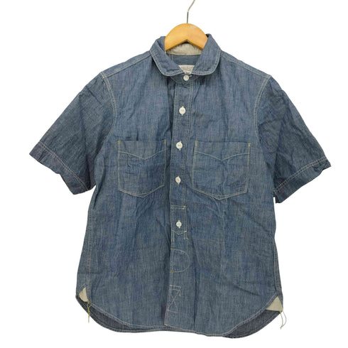 COLIMBO チンスト付 S/S シャンブレーシャツ メンズ