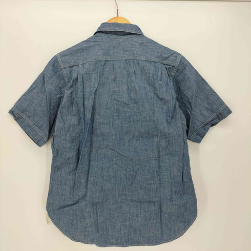 COLIMBO チンスト付 S/S シャンブレーシャツ メンズ