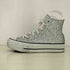 コンバース CONVERSE ALL STAR HI シルバー ラメ グリッター レディース JPN:23.5