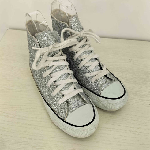 コンバース CONVERSE ALL STAR HI シルバー ラメ グリッター レディース JPN:23.5