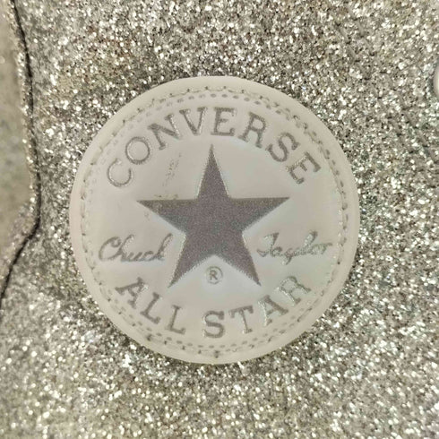 コンバース CONVERSE ALL STAR HI シルバー ラメ グリッター レディース JPN:23.5