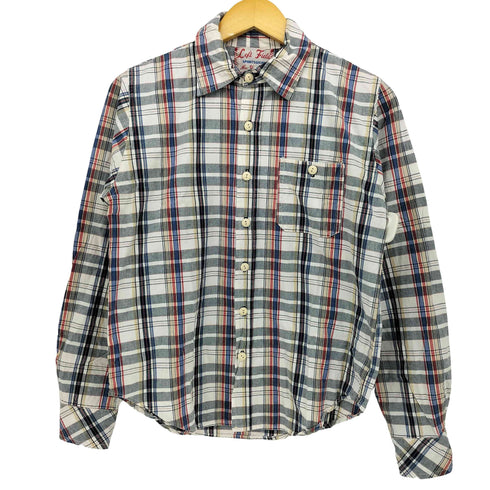 Left Field チェック 柄 L/S ワーク シャツ メンズ import:XS