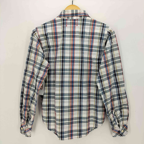 Left Field チェック 柄 L/S ワーク シャツ メンズ import:XS
