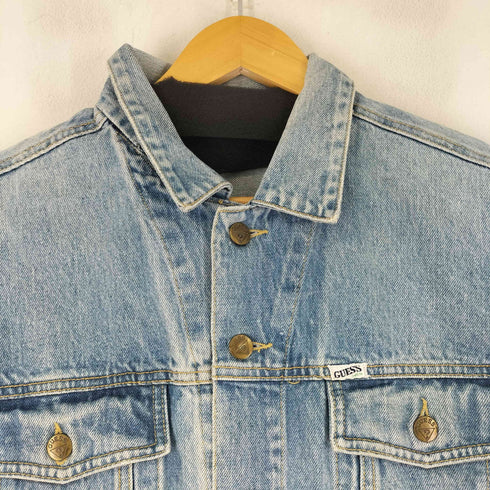 ゲスジョージズマルシアーノ GUESS BY GEORGES MARCIANO 90S デニムトラッカーベスト メンズ import:M