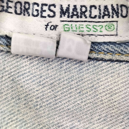 ゲスジョージズマルシアーノ GUESS BY GEORGES MARCIANO 90S デニムトラッカーベスト メンズ import:M
