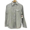 ポストオーバーオールズ POST OVERALLS USA製 マチ付き L/S レギュラーカラー シャツ メンズ import:XS