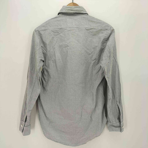 ポストオーバーオールズ POST OVERALLS USA製 マチ付き L/S レギュラーカラー シャツ メンズ import:XS