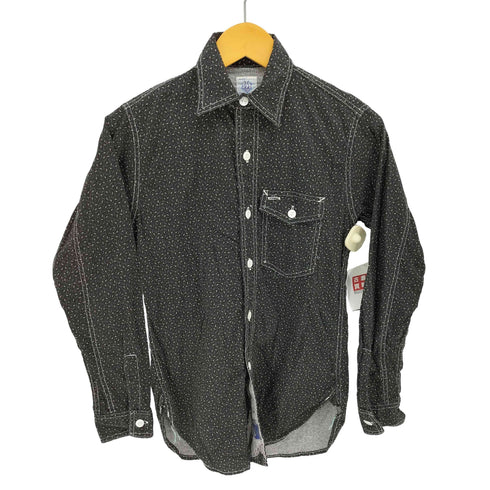 ポストオーバーオールズ POST OVERALLS USA製 C-POST ロングスリーブ 総柄 シャツ メンズ import:XS