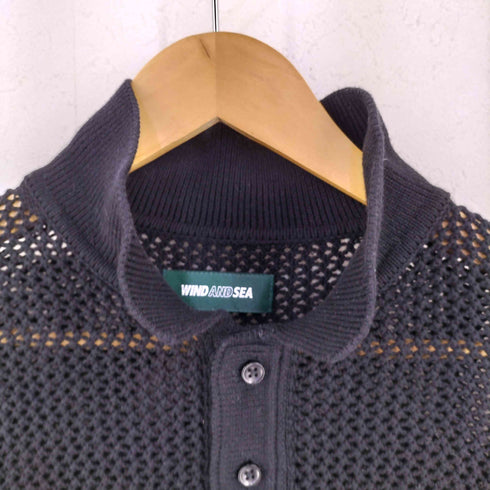 ウィンダンシー WIND AND SEA MESH KNIT POLO メンズ JPN:M