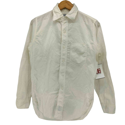 ポストオーバーオールズ POST OVERALLS USA製 コットン ピケ チンスト マチ付き ワーク シャツ メンズ JPN:XS