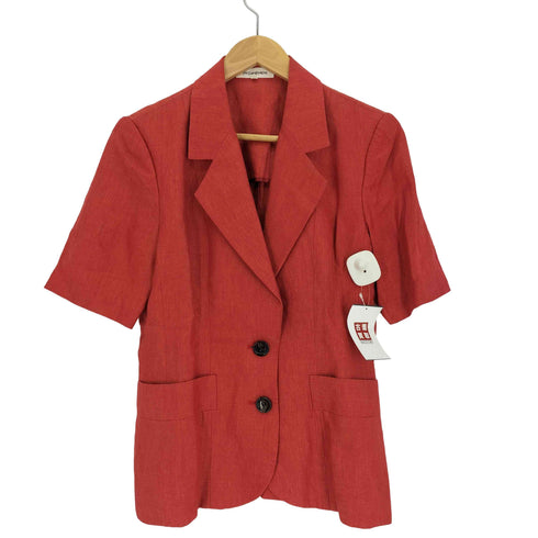 イヴサンローラン Yves Saint Laurent リネンシャツジャケット レディース 36