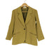 イヴサンローラン Yves Saint Laurent リネン混 シャツジャケット レディース 36