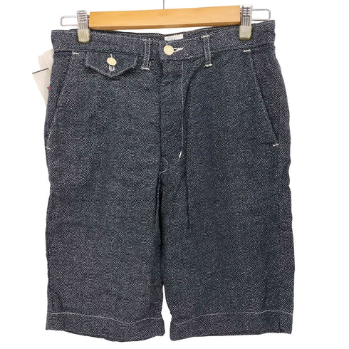 ポストオーバーオールズ POST OVERALLS USA製 5ポケット ドット ショーツ メンズ XS