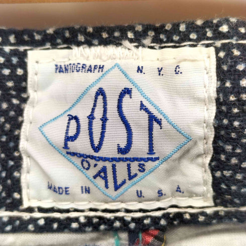 ポストオーバーオールズ POST OVERALLS USA製 5ポケット ドット ショーツ メンズ XS