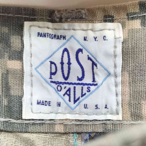 ポストオーバーオールズ POST OVERALLS USA製 デジタルカモショーツ メンズ XS