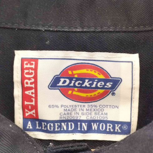 ディッキーズ Dickies A LEGEND IN WORK ワークシャツ メンズ JPN:XL