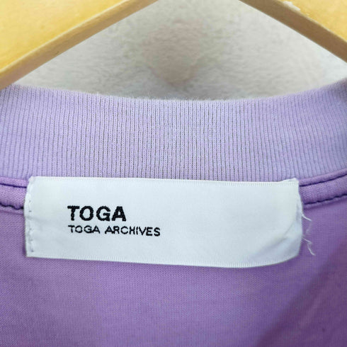トーガアーカイブス TOGA ARCHIVES コットン クルーネック ロングスリーブ カットソー レディース 36