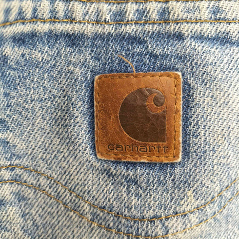 カーハート Carhartt ワイドテーパードデニムパンツ メンズ