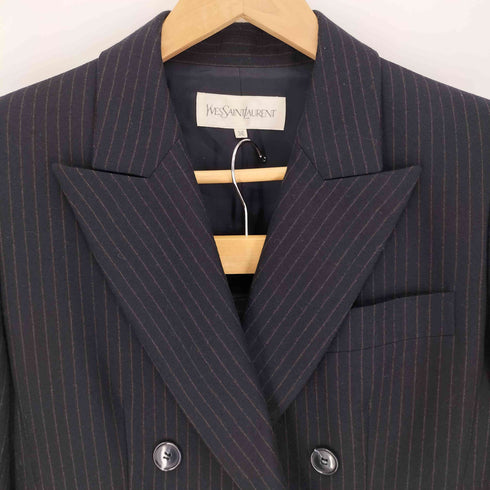 イヴサンローラン Yves Saint Laurent ダブルジャケット スカート セットアップ レディース 36