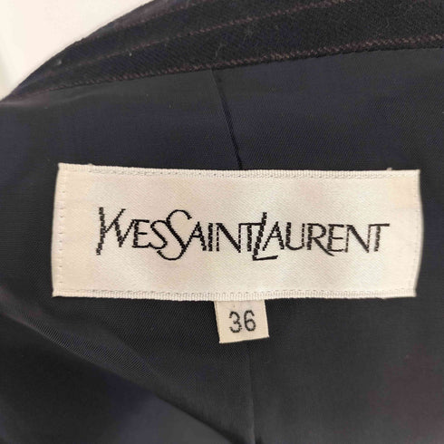 イヴサンローラン Yves Saint Laurent ダブルジャケット スカート セットアップ レディース 36
