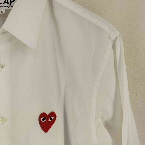 プレイコムデギャルソン PLAY COMME des GARCONS AD2020 刺繍シャツ メンズ JPN:L